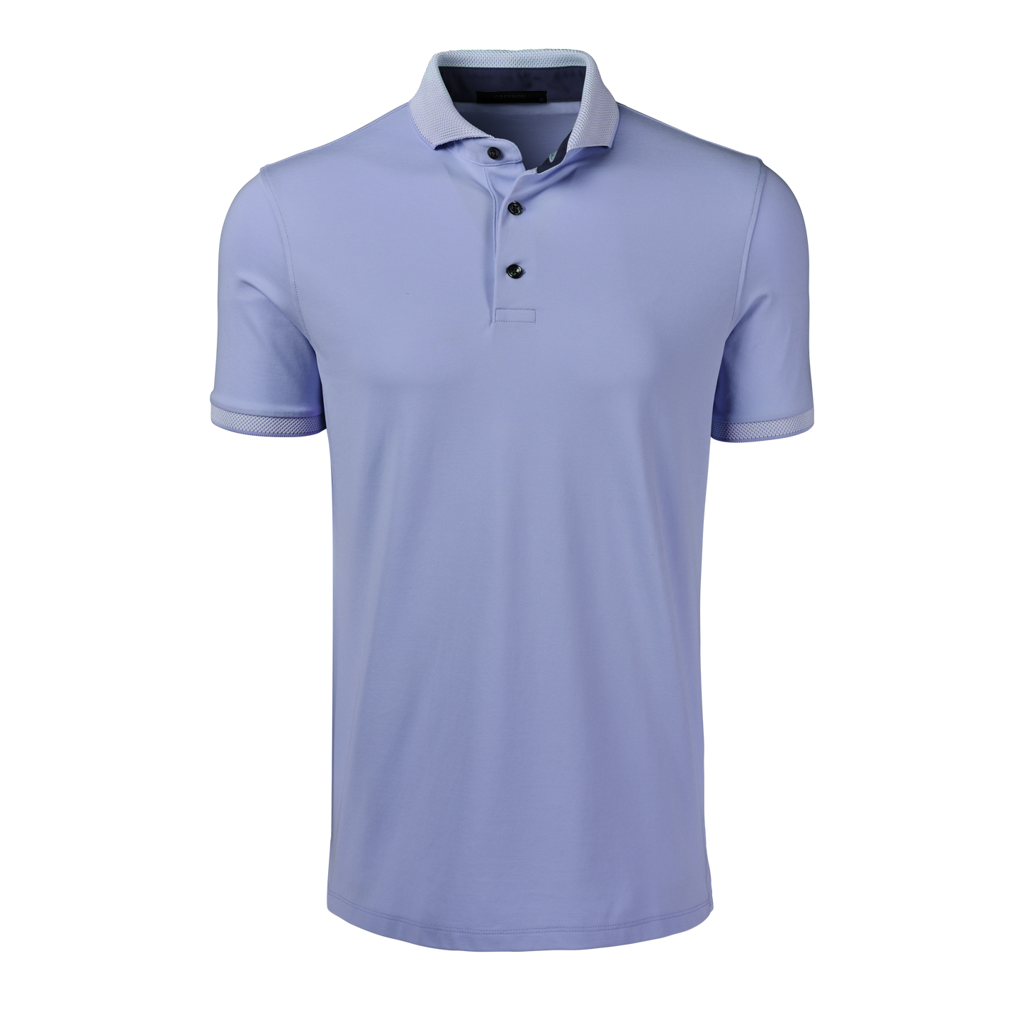 Light blue Cherokee polo shirt with contrasting collar and sleeve details