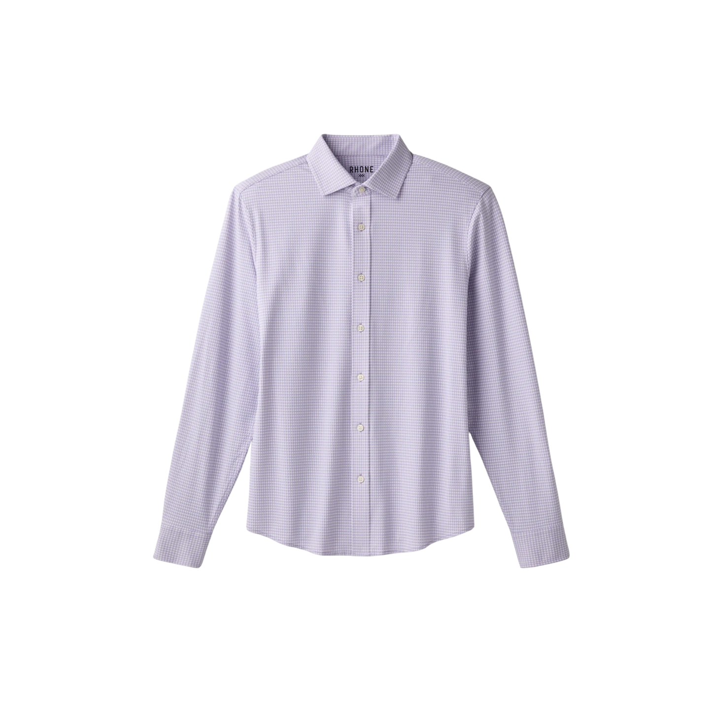 Commuter Shirt Semi Spread Collar Lilac Rain Gingham / M Commuter Shirt Semi Spread Collar Lilac Rain Gingham / M